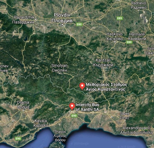 Road network design study Xanthi-Bulgaria