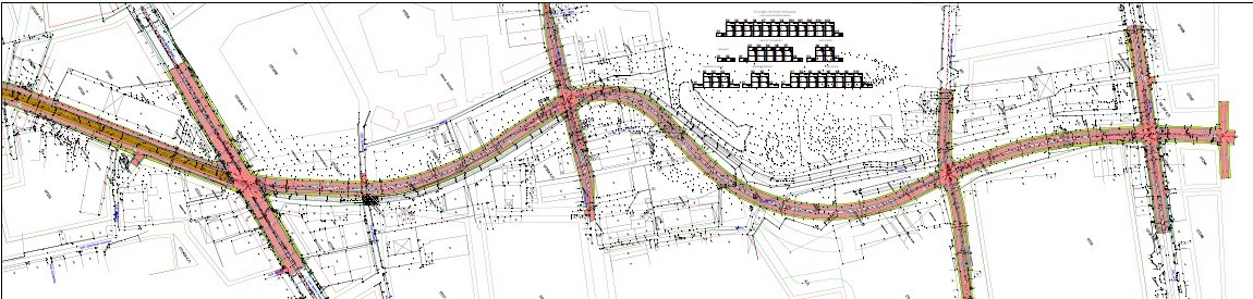 Road network design study of Tavros area