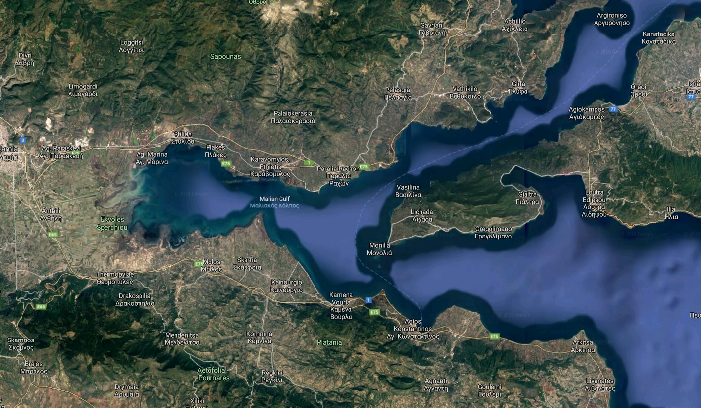 Road network design of Skarfia-Lamia-Rahes areas